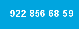 922 856 68 59 922 856 68 59